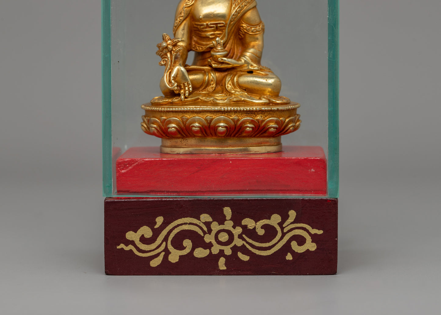 Gold-Plated Medicine Buddha | Copper & Gold-Plated Statue