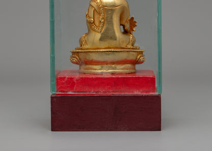 Gold-Plated Medicine Buddha | Copper & Gold-Plated Statue