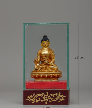 Gold-Plated Medicine Buddha | Copper & Gold-Plated Statue