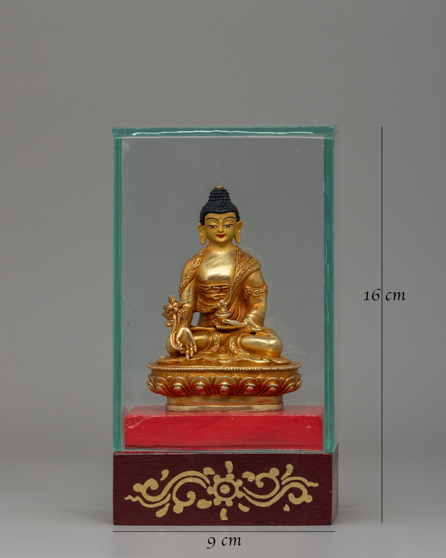 Gold-Plated Medicine Buddha | Copper & Gold-Plated Statue