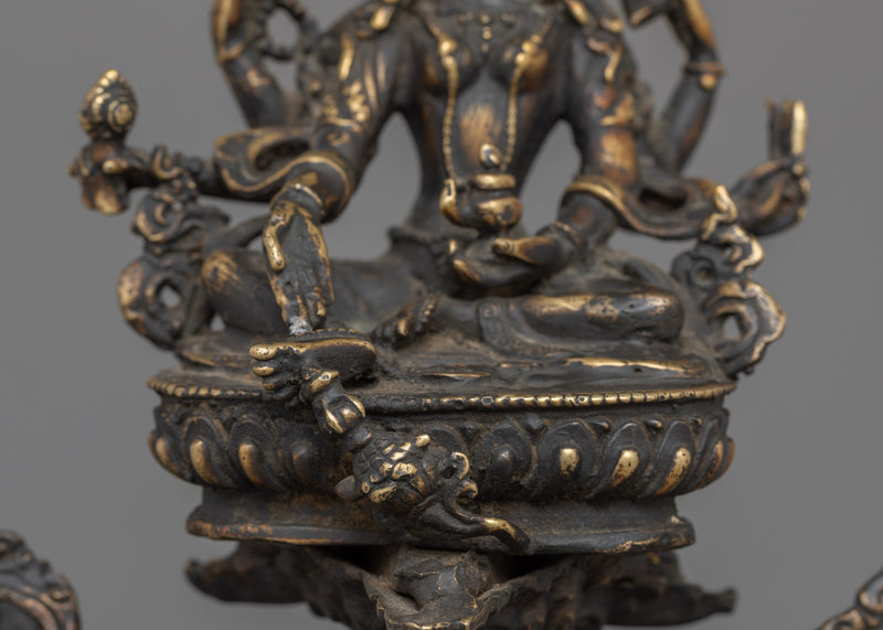 Six Armed Vasudhara Figurine | The Goddess of Abundance