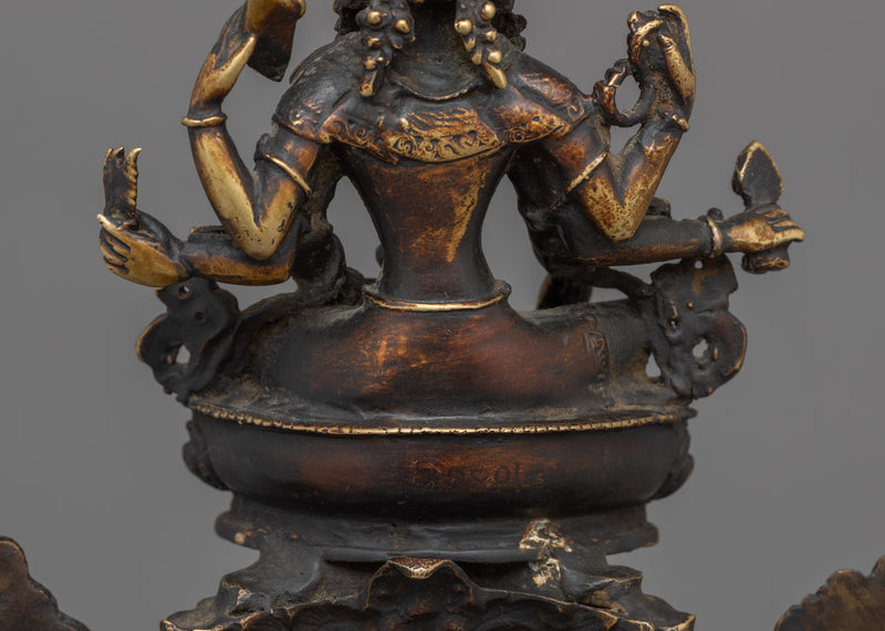 Six Armed Vasudhara Figurine | The Goddess of Abundance