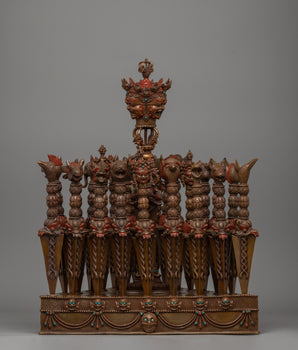 The Tantric Phurba Set | Tibetan Vajrayana Ritual Dagger