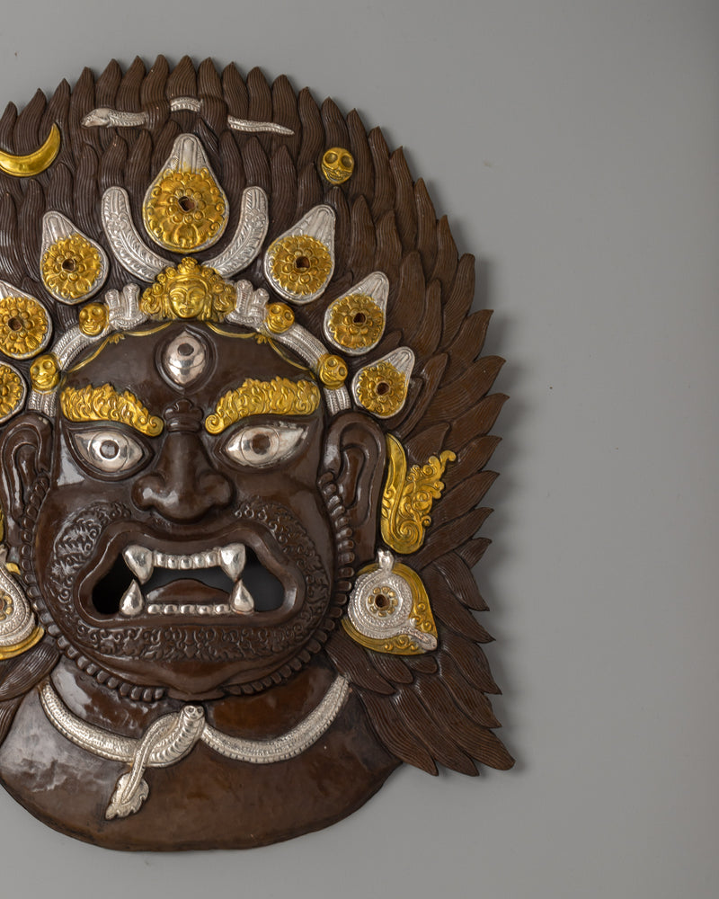 Bhairav Mask | Fierce Guardian of Protection