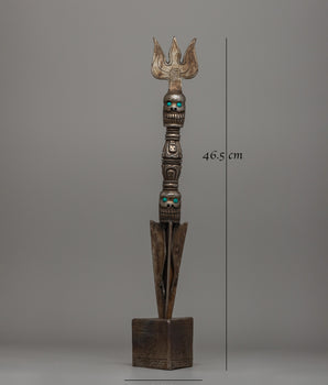 Phurba with A Three Pointed Weapon | A Powerful Tibetan Ritual Weapon