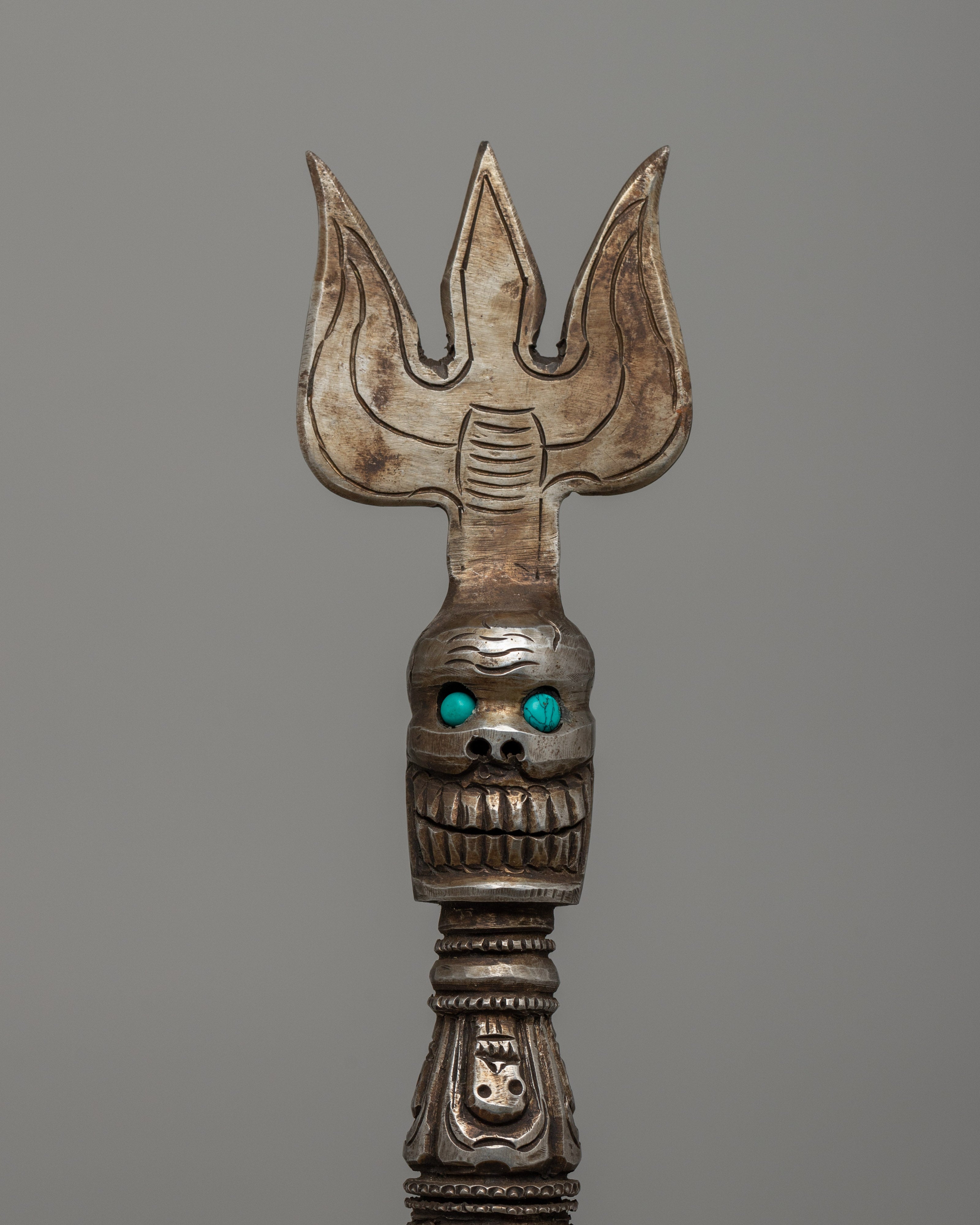 Phurba with A Three Pointed Weapon | A Powerful Tibetan Ritual Weapon