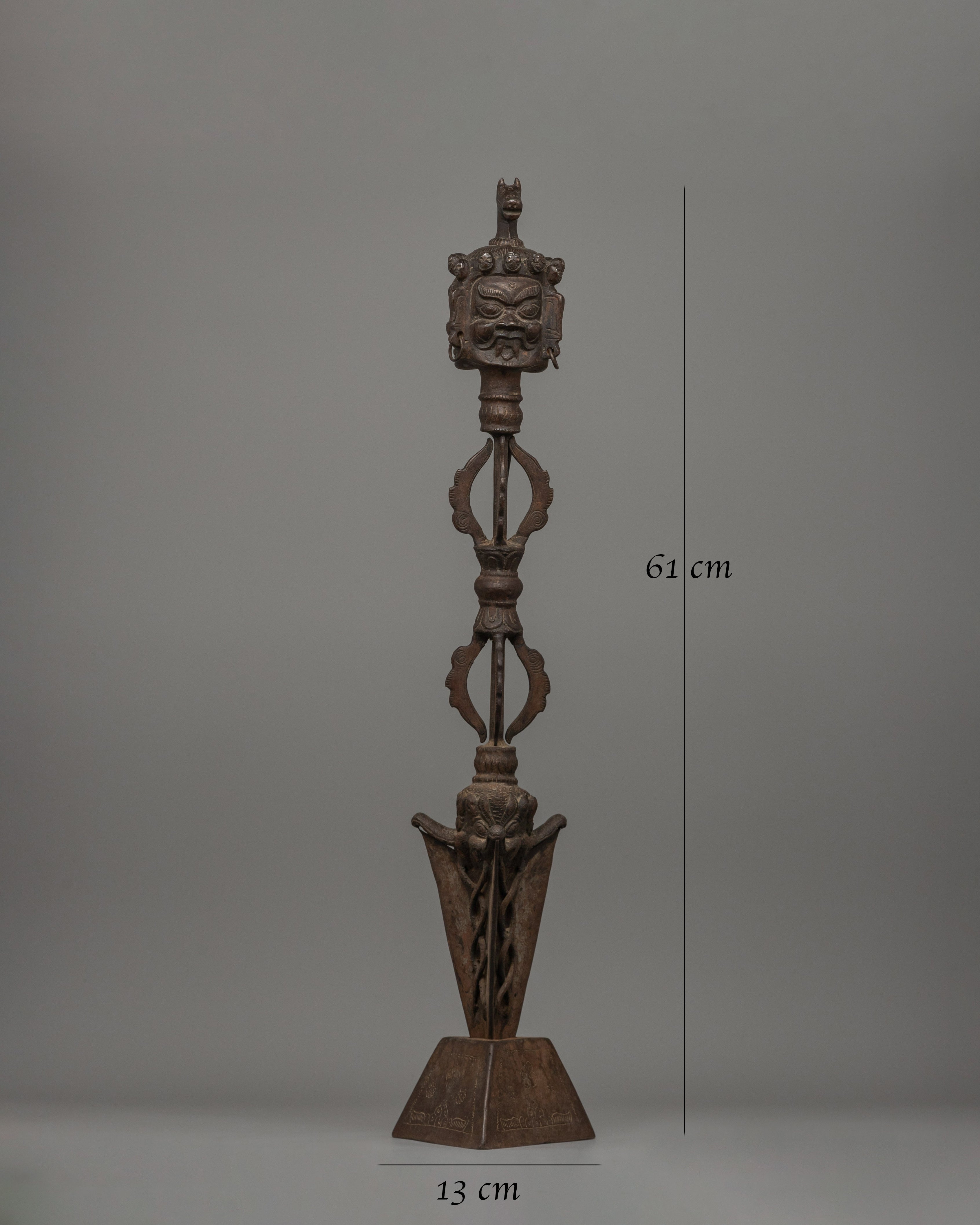 Buddhist Ritual Phurba | Hayagriva Dagger for Altar