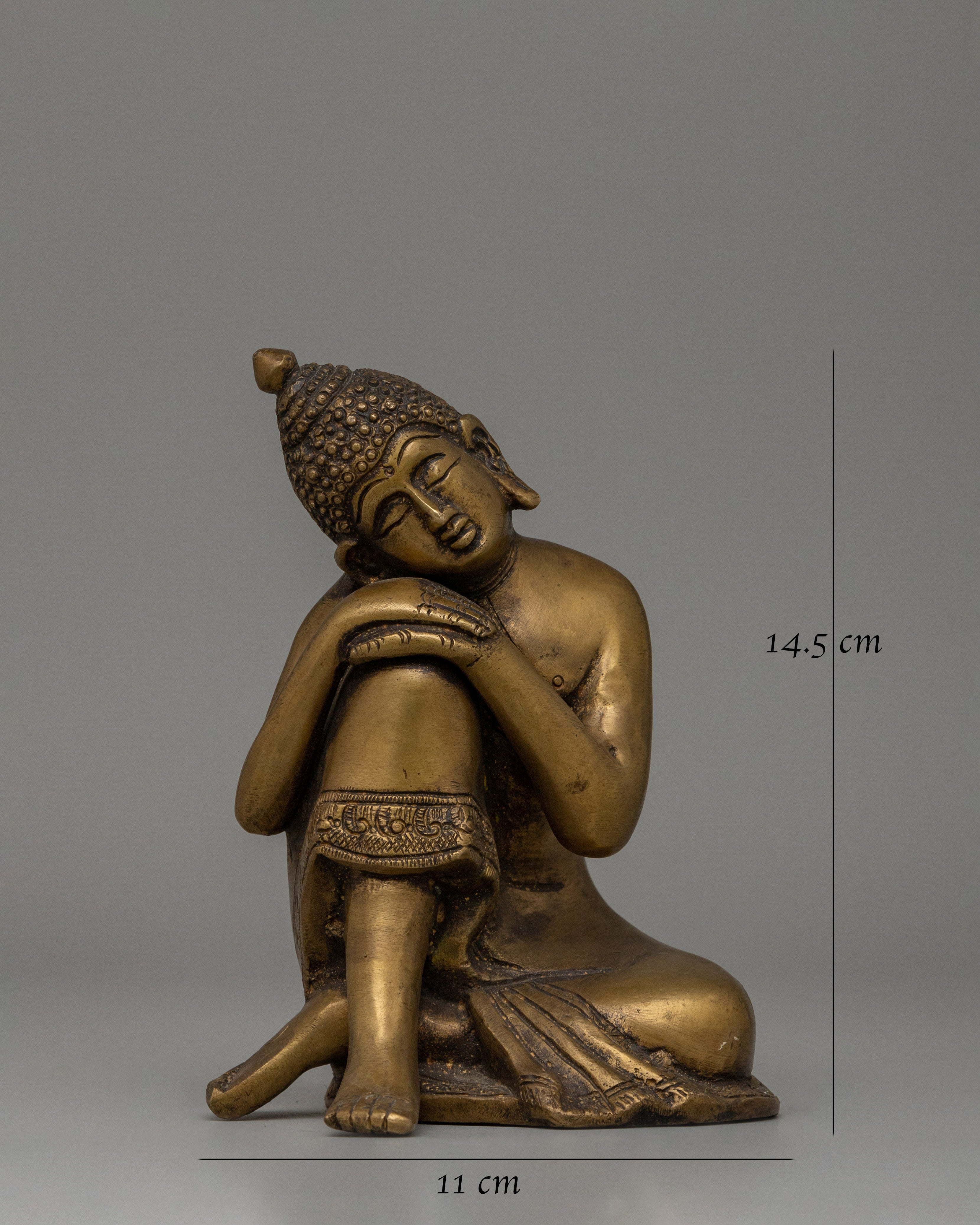 Traditional Himalayan Shakyamuni Buddha Statue | Spiritual Meditation Artwork