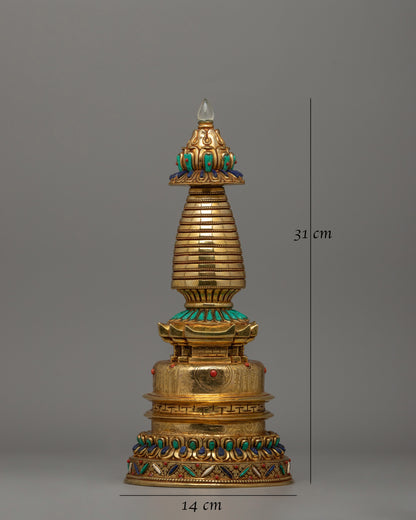 Himalayan Religious Stupa | Sacred Buddhist Monument for Spiritual Growth