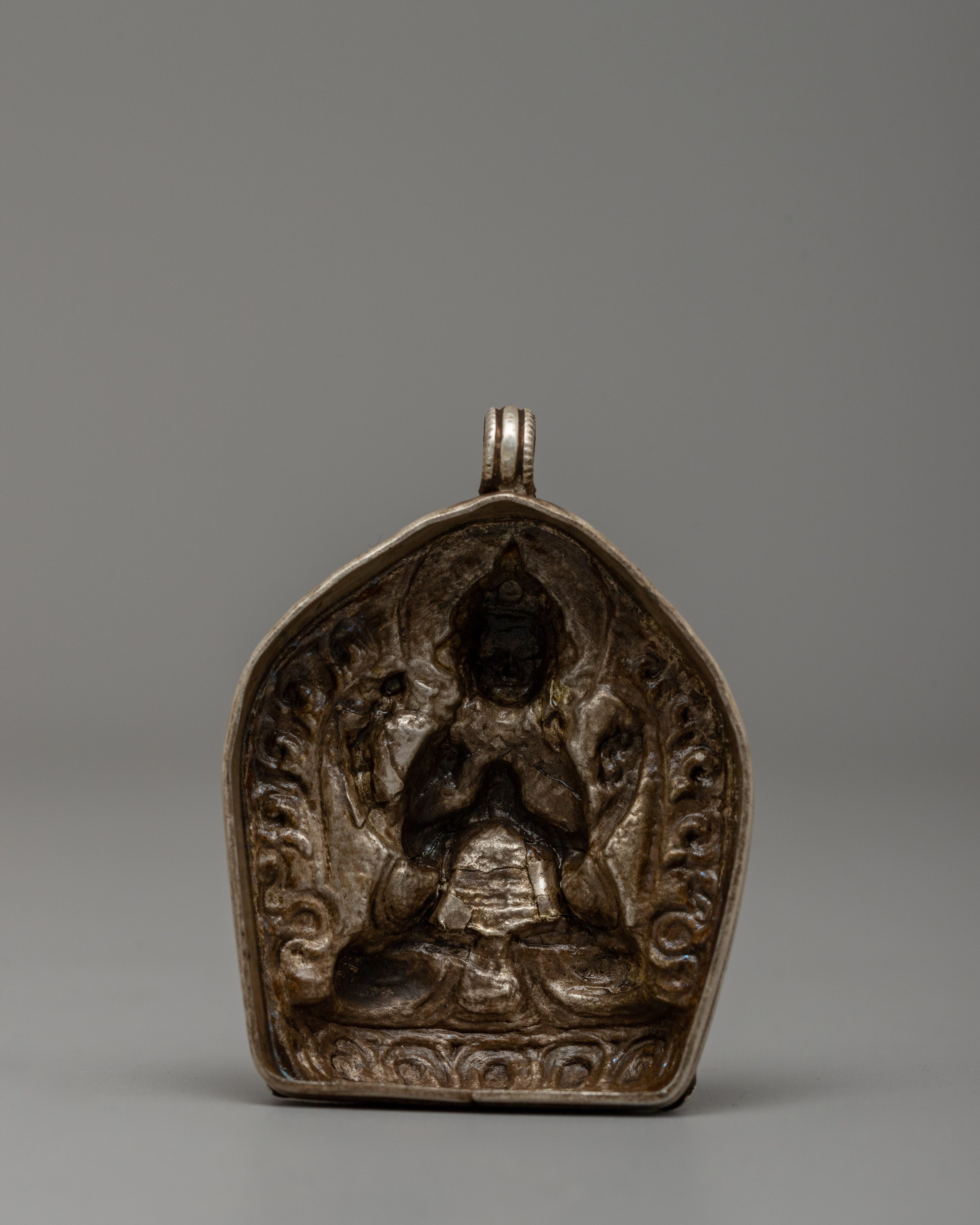 Four Armed Avalokiteshwor Ghau Box Locket | Sacred Symbol of Compassion & Enlightenment