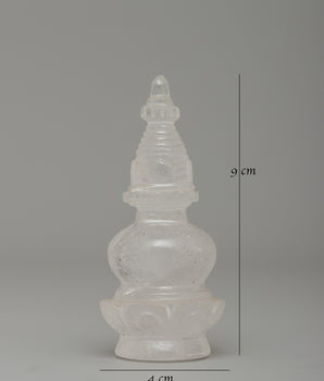 Crystal Body Stupa | Sacred Symbol of Enlightenment & Purification