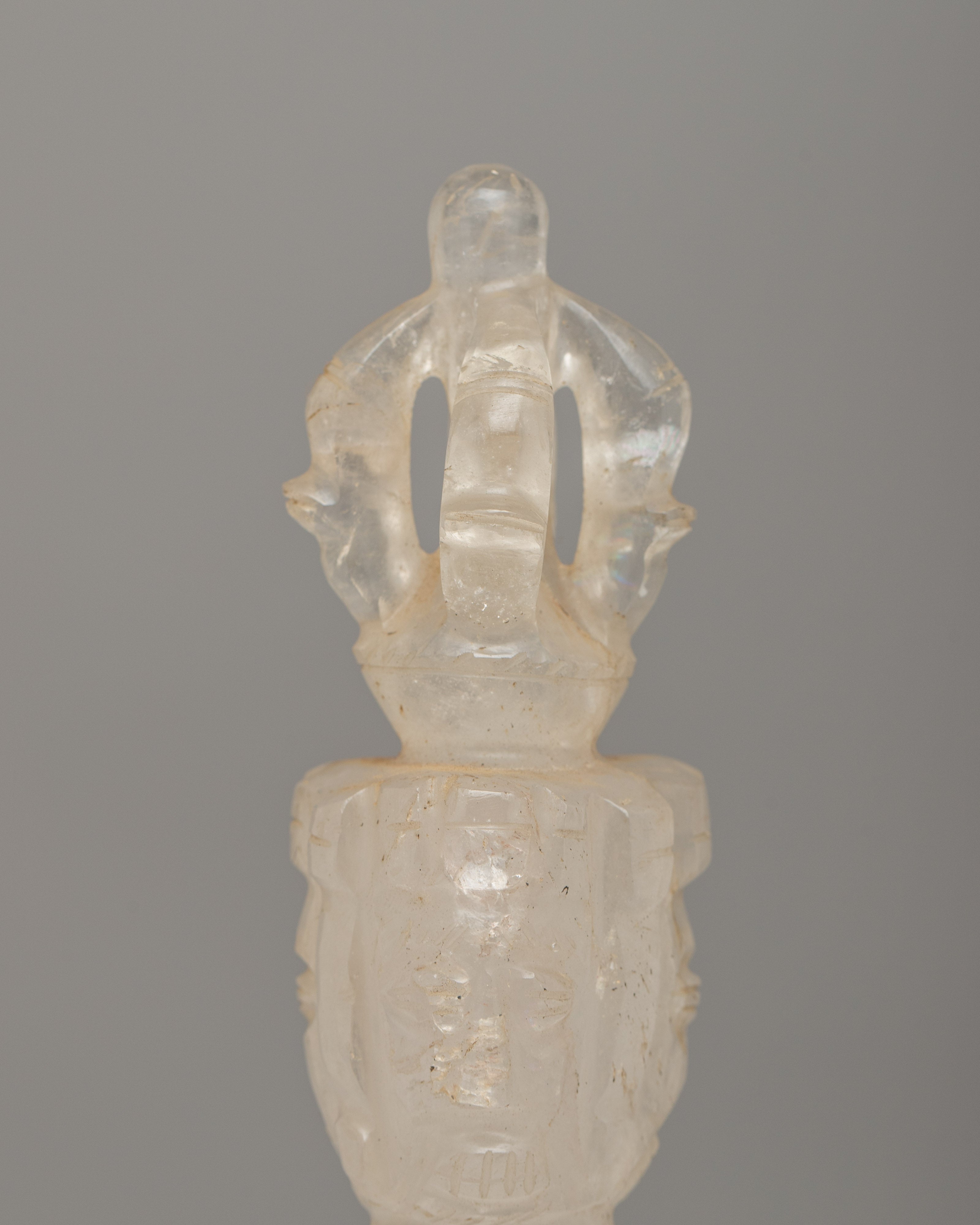 Ritual Crytal Dagger Phurba | Sacred Buddhist Tool for Transformation & Protection