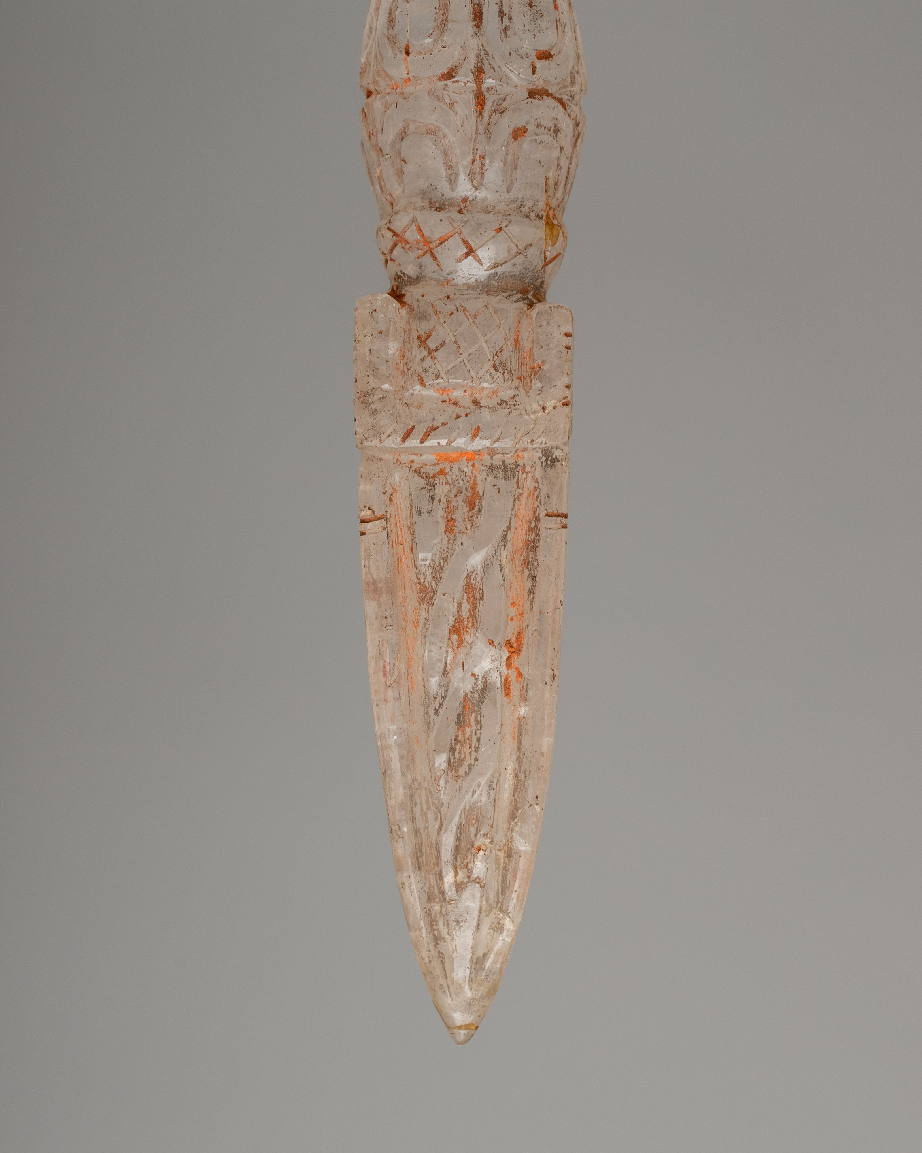 Buddhist Crystal Ritual Dagger Phurba | Powerful Vajrayana Tool for Transformation