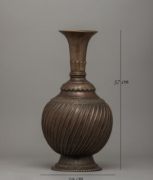 Handcrafted Home Decorative Flower Vase | Timeless Bronze Masterpiece