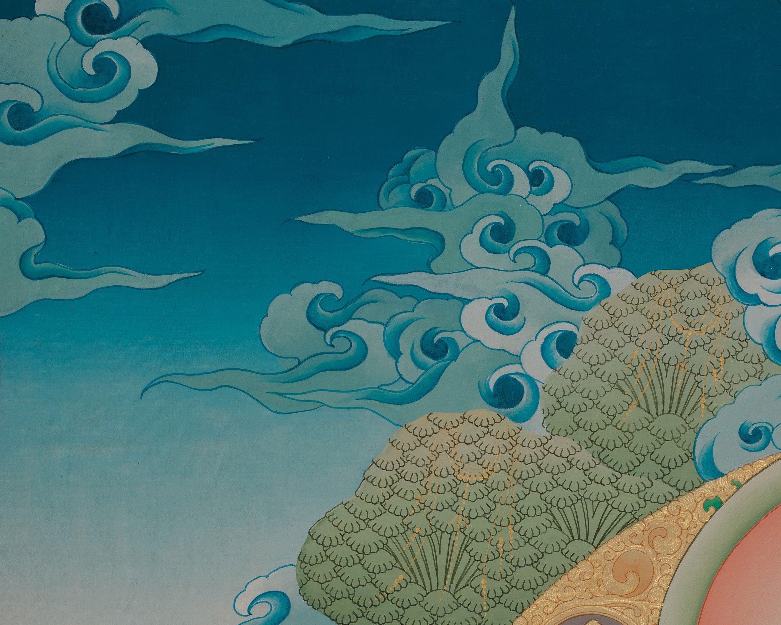 Himalayan Green Tara Art | Divine Compassion | Meditation Altar