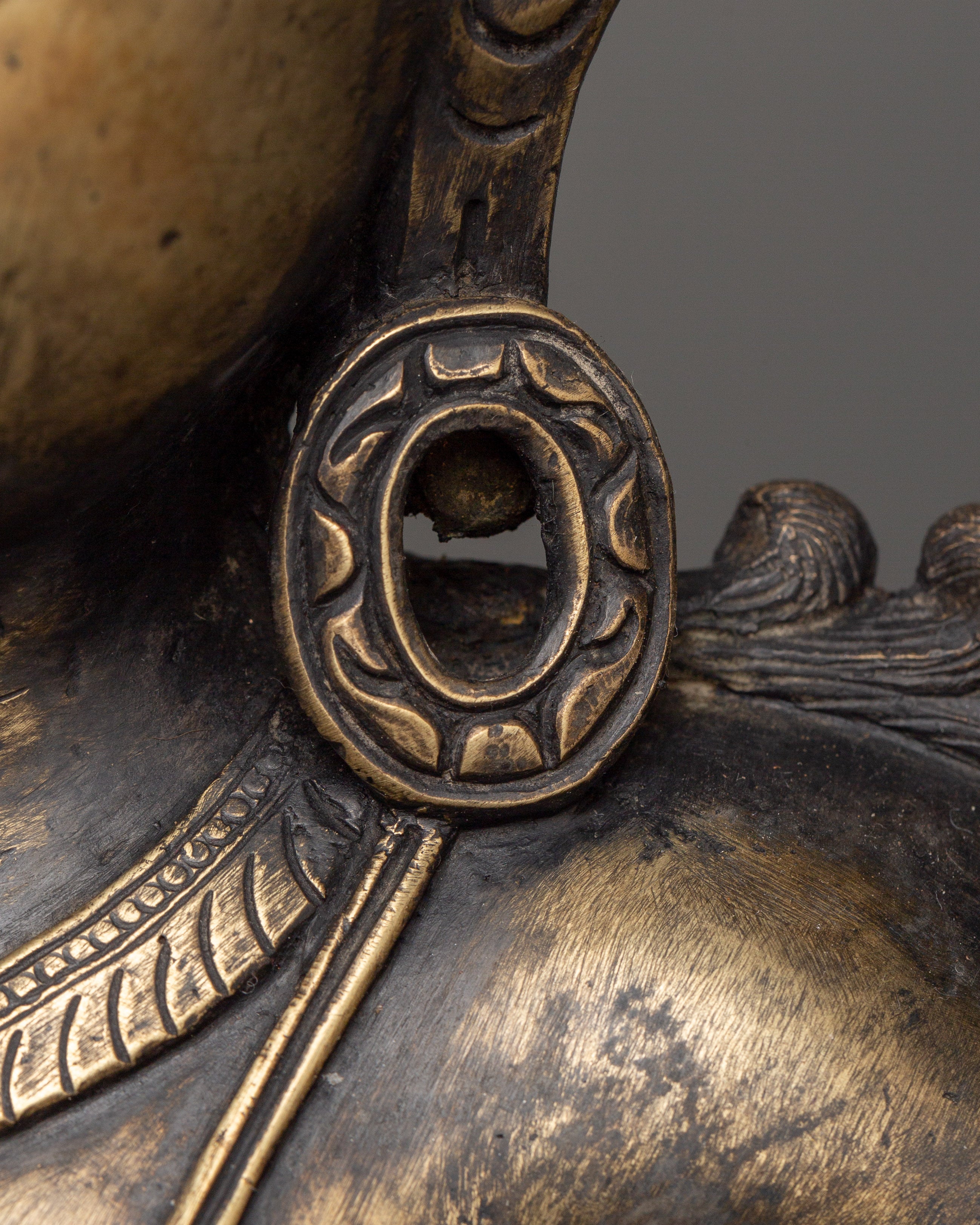 Shiva and Parvati Sculpture | Antique Finish Deity Craft