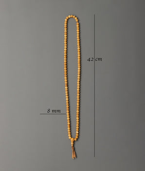 Buddhist Buffalo Bone Mala Beads |  Sacred Tool for Mindfulness & Devotion