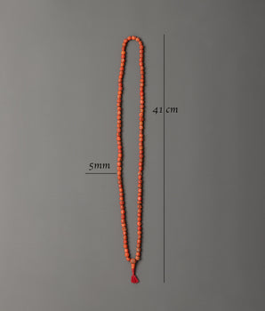 Coral Mala Beads | Sacred Tool for Meditation & Spiritual Awakening