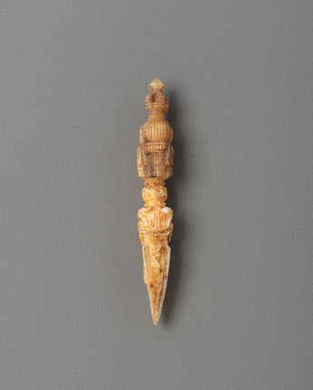 Hand-carved Buffalo Bone Phurba