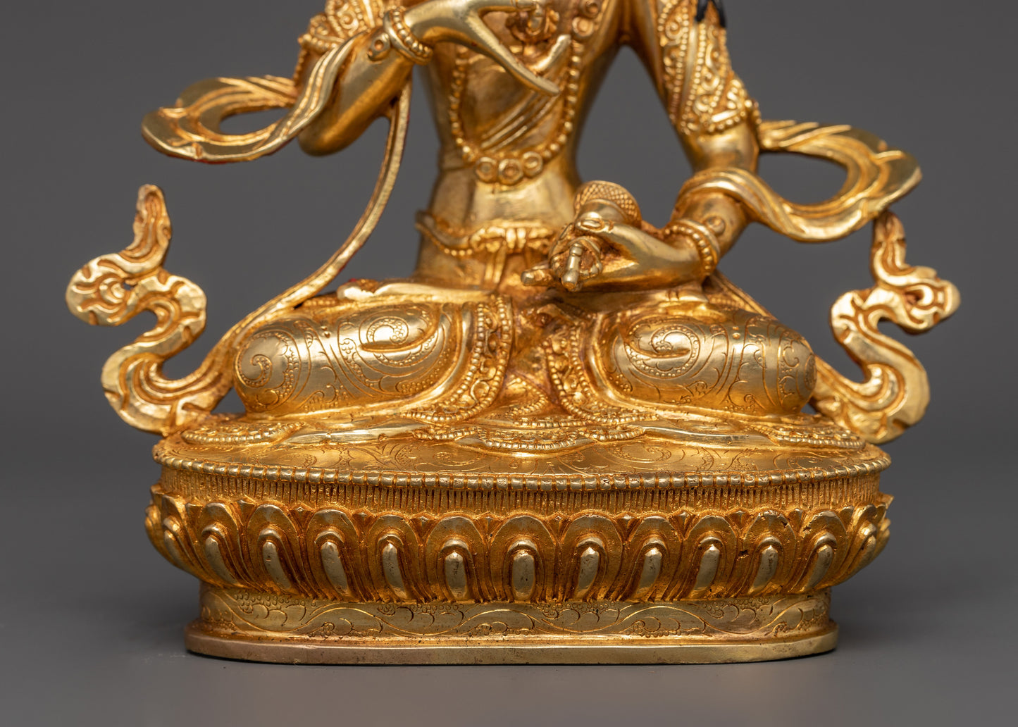 Gold-Plated Vajrasattva Statue | Symbol of Purification & Enlightenment