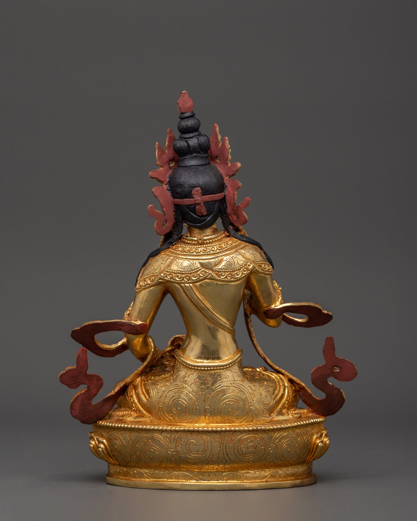 Gold-Plated Vajrasattva Statue | Symbol of Purification & Enlightenment