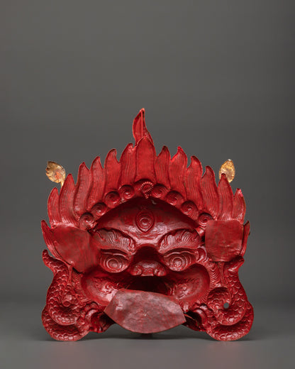 Garuda Mask with Crescent Moon On His Head | A Divine Symbol of Power