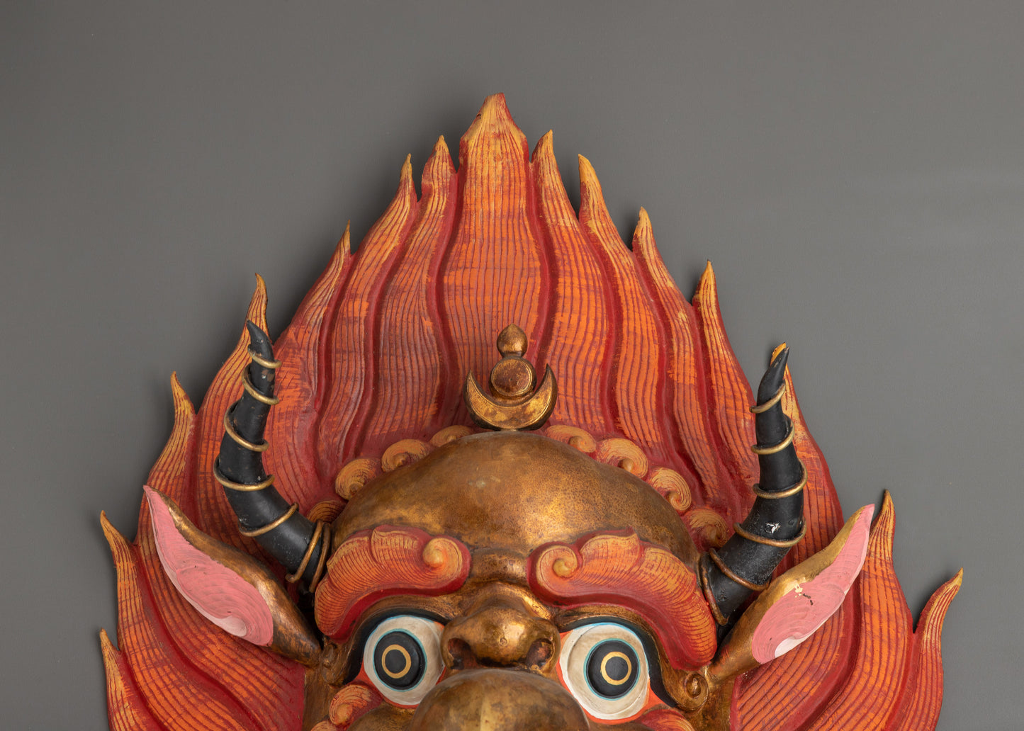 Garuda Mask with Horns | A Sacred Symbol of Strength