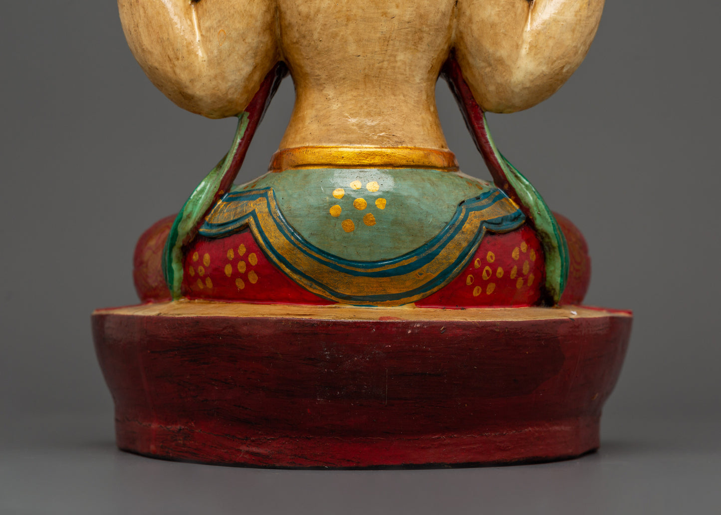 Handmade Tibetan Chenrezig Statue | Bodhisattva of Compassion