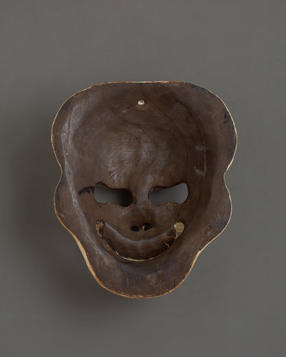 Citipati Wooden Mask | Tibetan Guardian Skull Mask