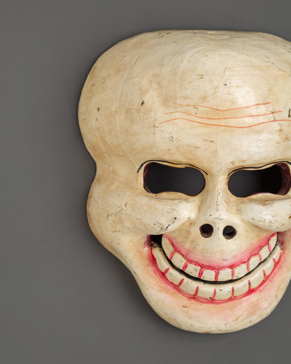 Citipati Wooden Mask | Tibetan Guardian Skull Mask