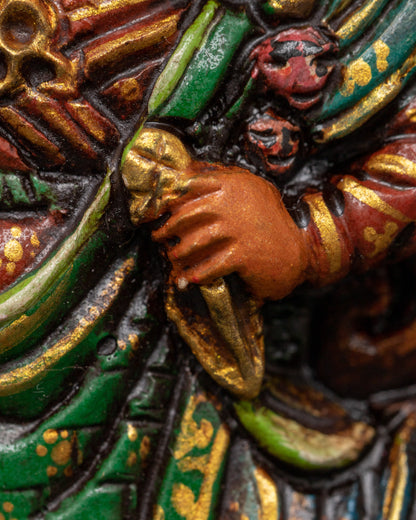 Dorje Drollo Wall Hanging | Tibetan Buddhist Protector Deity