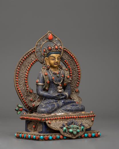 Amitayus Seated in Throne Figure | A Symbol of Longevity