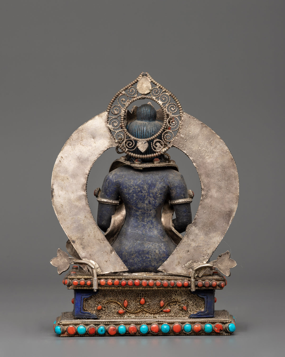 Amitayus Seated in Throne Figure | A Symbol of Longevity