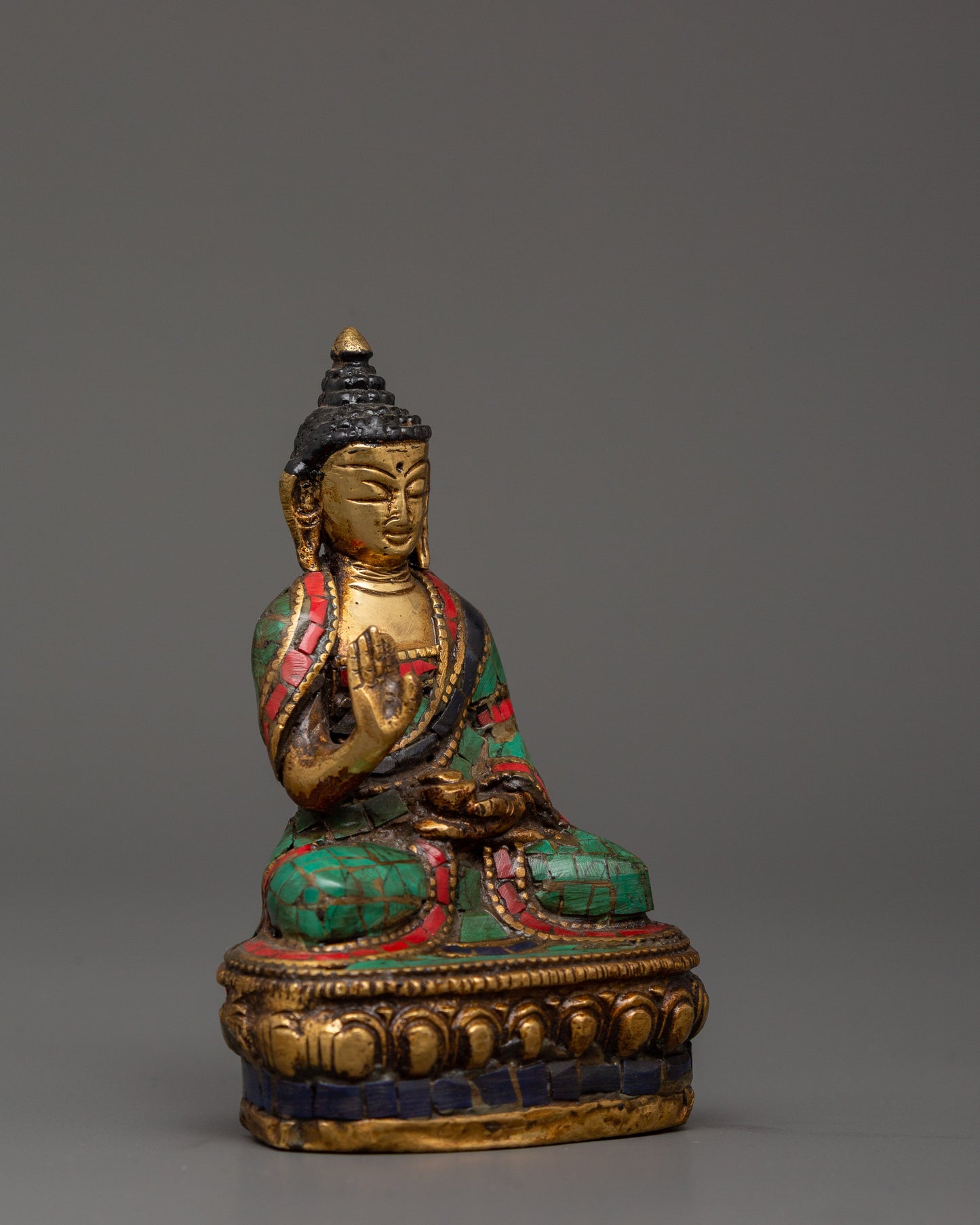 Handcrafted Amoghasiddhi Buddha | Perfect for Altars & Meditation