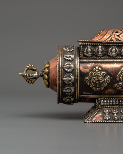 Beautiful Tibetan Incense Burner | Buddhist Prayer Box