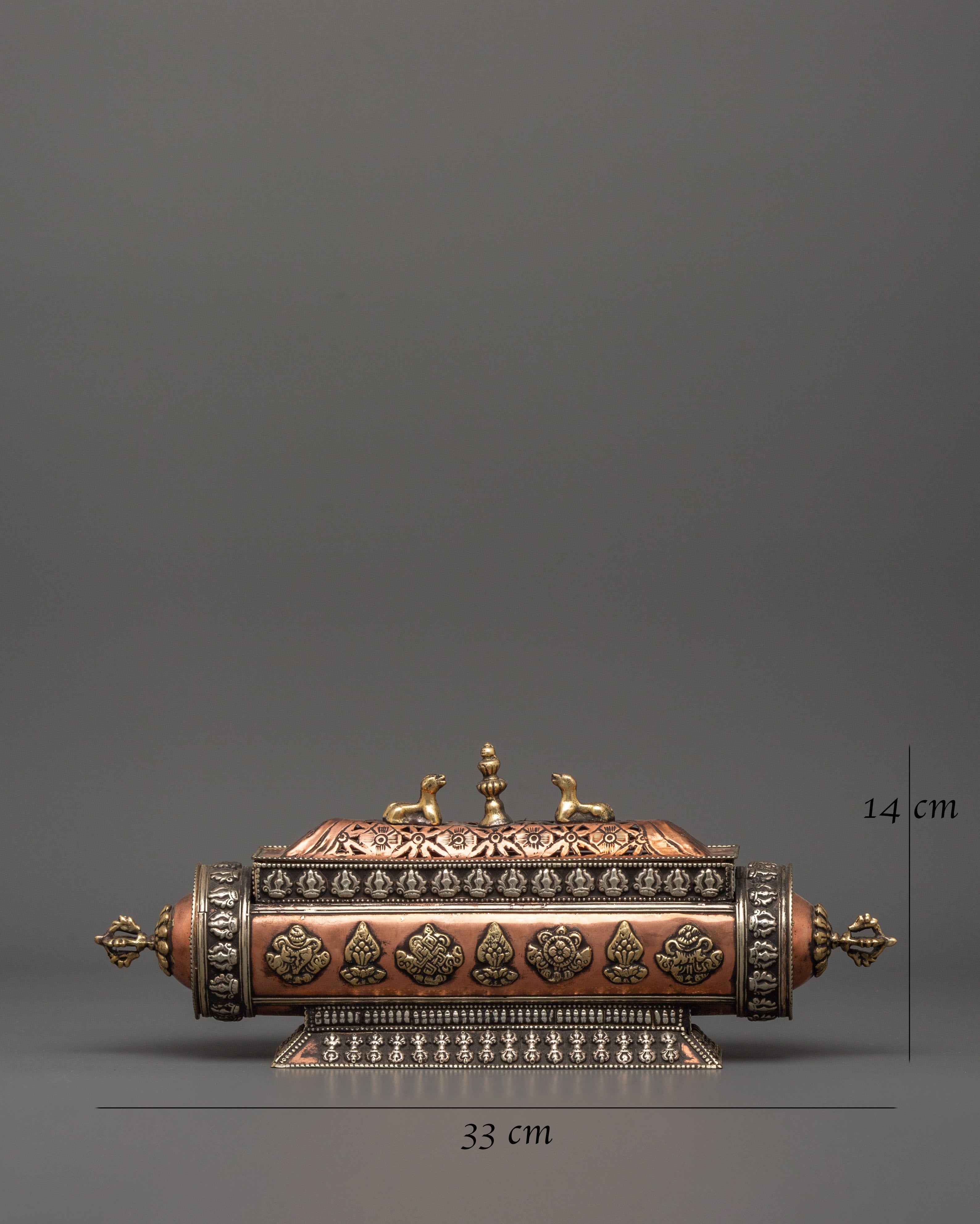 Beautiful Tibetan Incense Burner | Buddhist Prayer Box