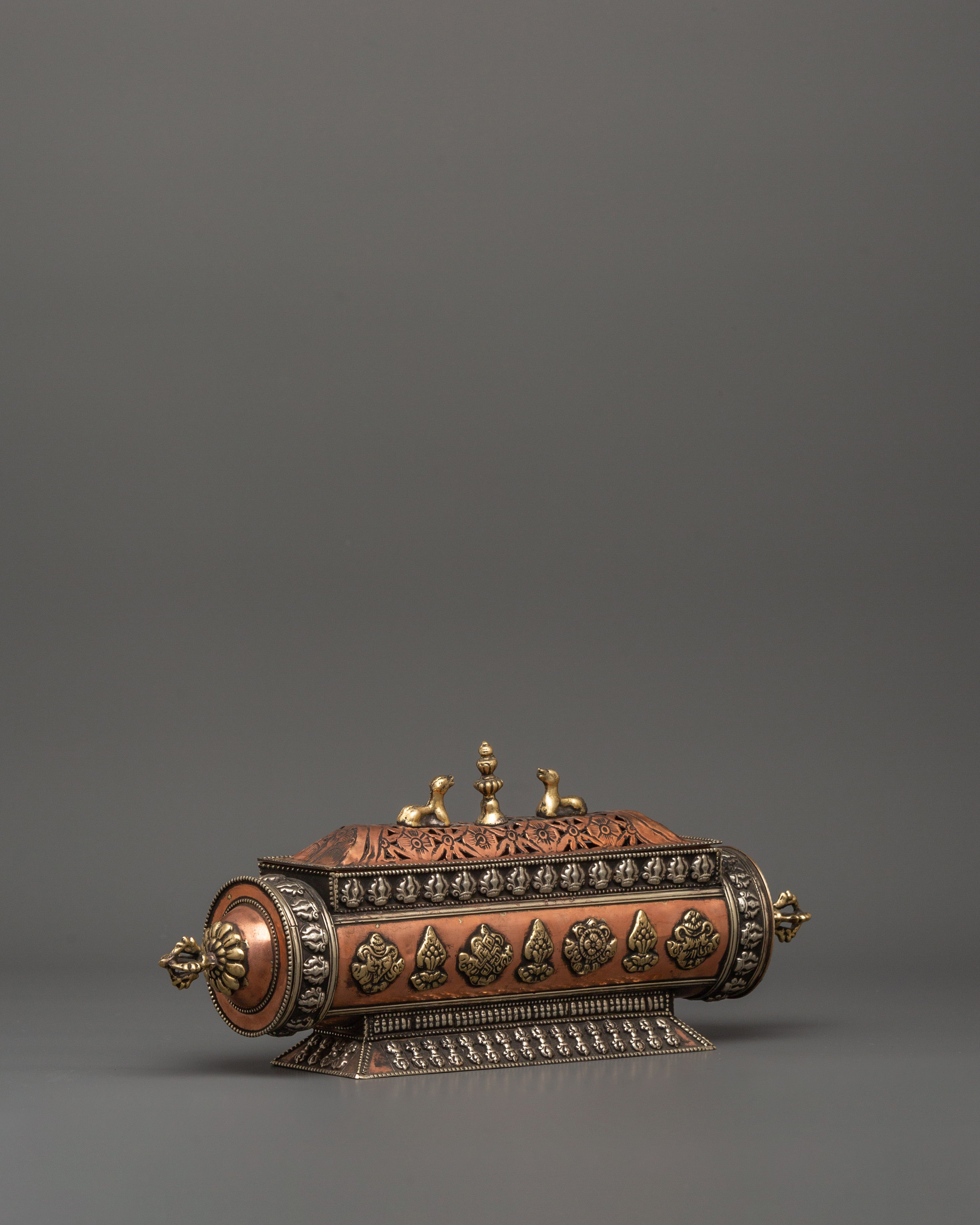 Beautiful Tibetan Incense Burner | Buddhist Prayer Box