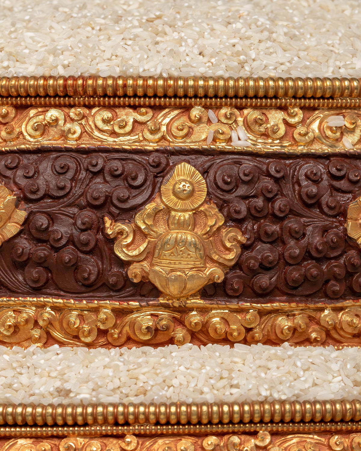 Oxidized Copper Mandala | Tibetan Sacred Wall Art