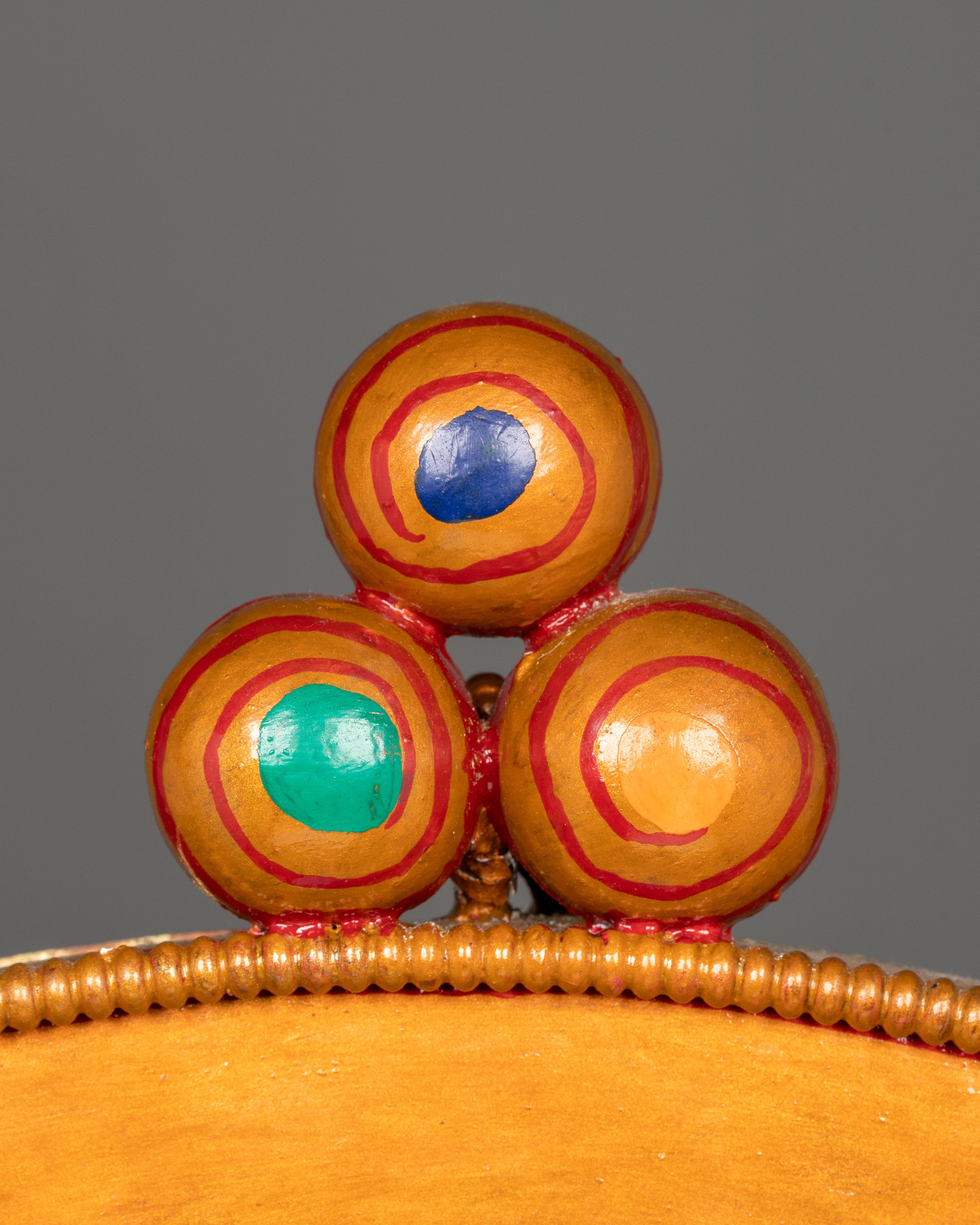 Handcrafted Dharma Wheel Auspicious Symbols | Buddhist Auspicious Wall Decor