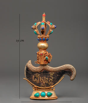 Mantra-Engraved Kartika Knife | Tibetan Buddhist Ritual Dagger