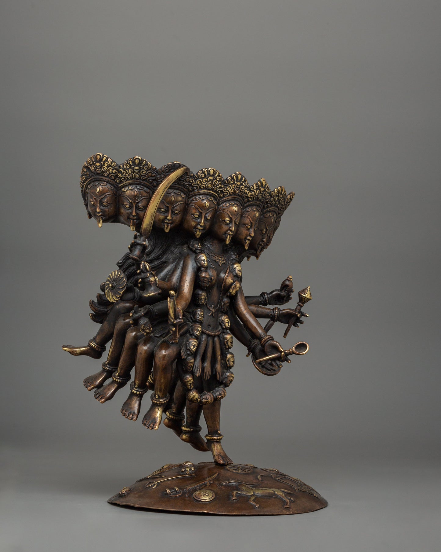 Copper Kali Antique Statue | A Divine Energy Source