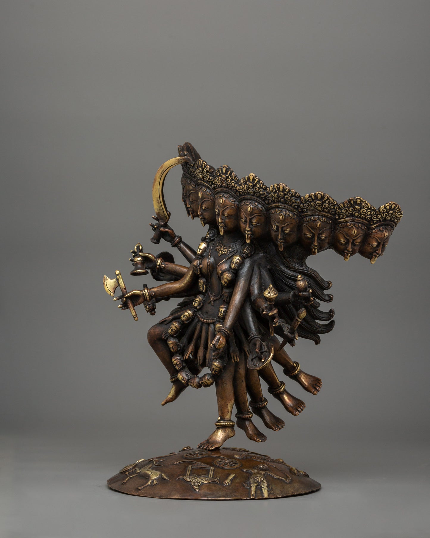 Copper Kali Antique Statue | A Divine Energy Source