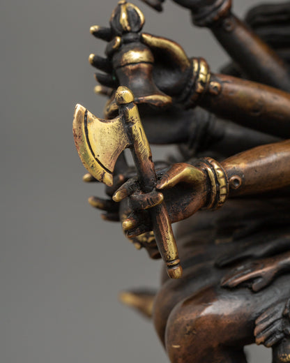 Copper Kali Antique Statue | A Divine Energy Source