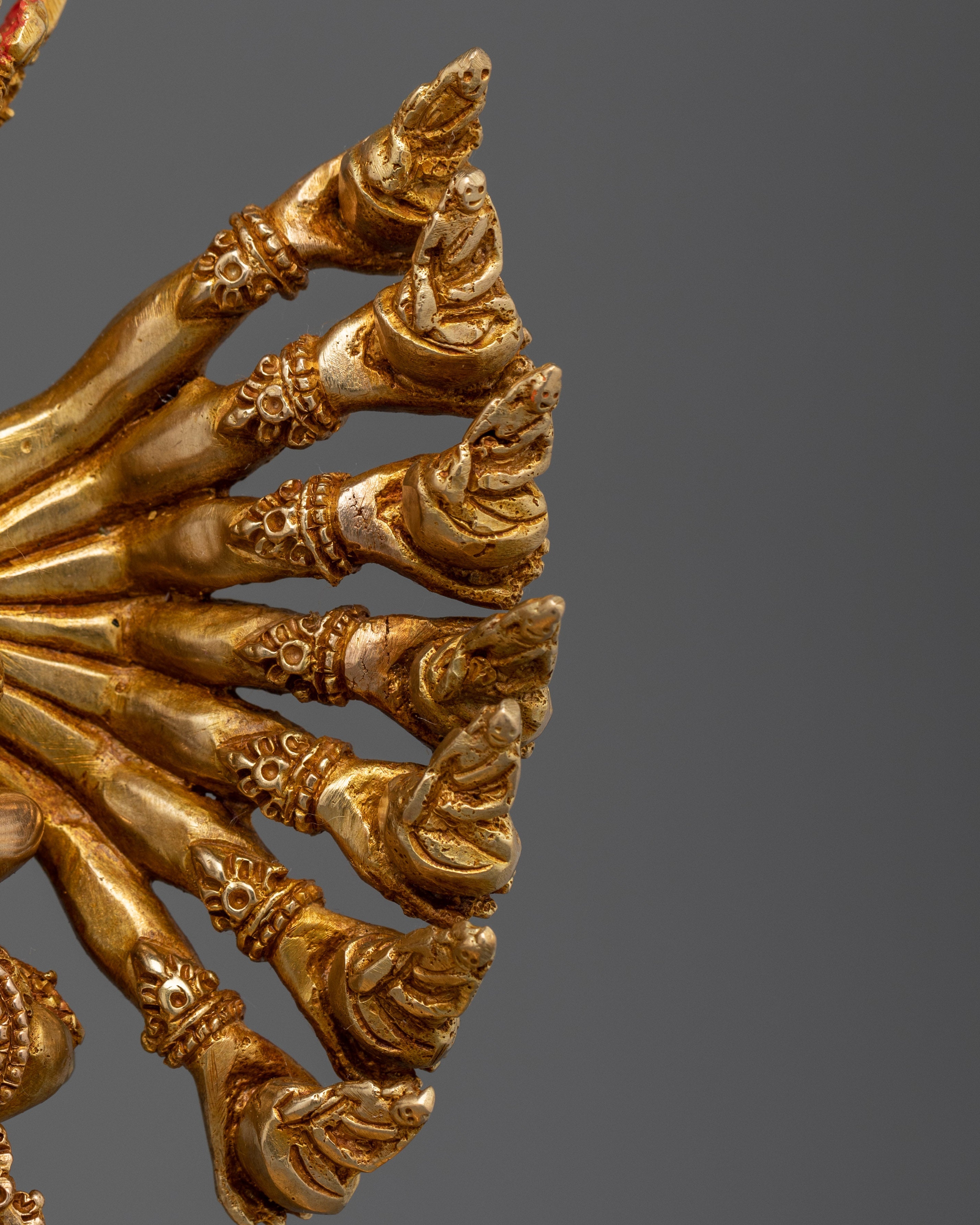 Hevajra Master of Tantric Transformation Statue | Yab - Yum Fierce Protective Sculpture