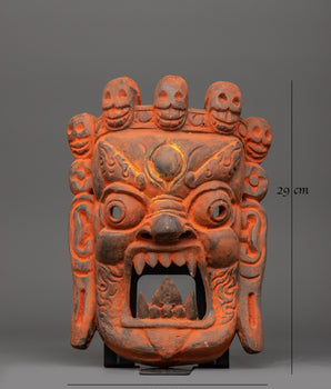 Mahakala Mask with Sharp Teeth | A Symbol of Protection