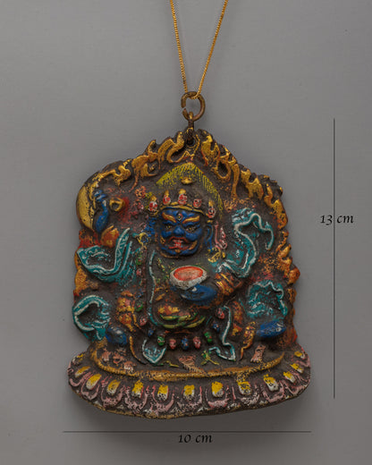 Mahakala Bernakchen Locket | Tibetan Buddhist Protection Amulet