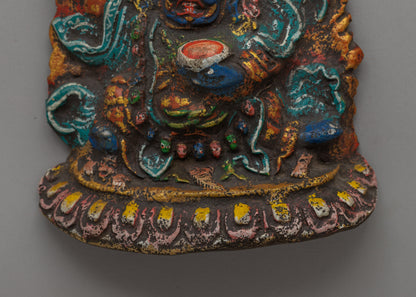 Mahakala Bernakchen Locket | Tibetan Buddhist Protection Amulet