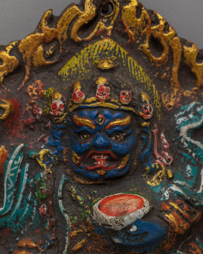 Mahakala Bernakchen Locket | Tibetan Buddhist Protection Amulet