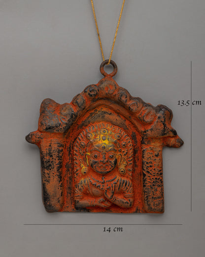 Wrathful Mahakala Locket | Tibetan Buddhist Protection Amulet