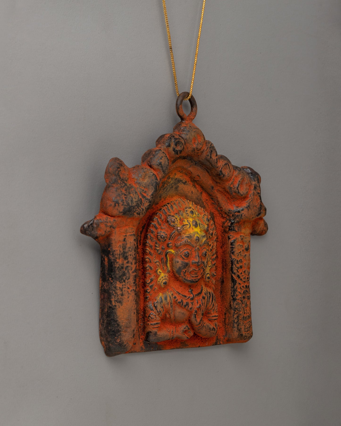 Wrathful Mahakala Locket | Tibetan Buddhist Protection Amulet